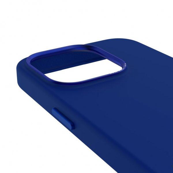Decoded iPhone 15 Pro Deksel Silicone Backcover Galactic Blue