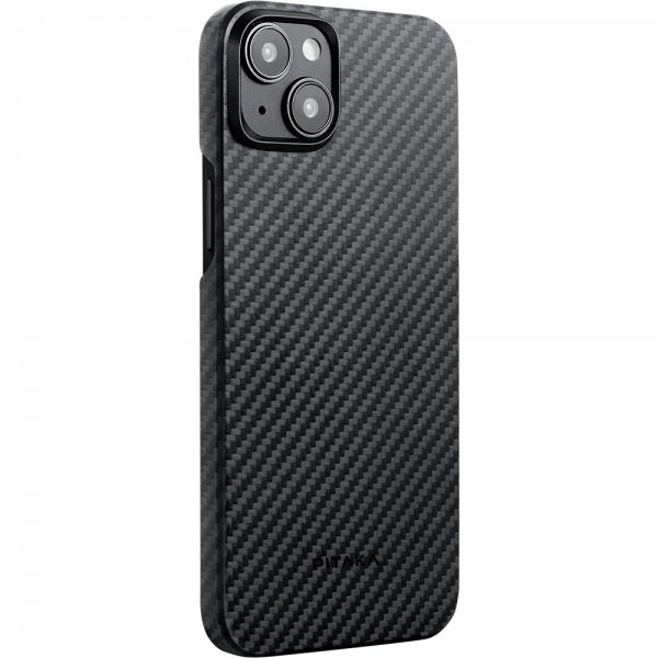 Pitaka iPhone 15 Deksel MagEZ Case 4 Black/Grey Twill
