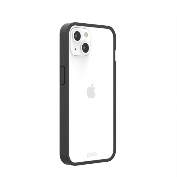 Pela iPhone 13 Skall Eco Friendly Clear Svart