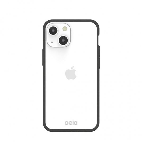 Pela iPhone 13 Mini Deksel Clear Svart
