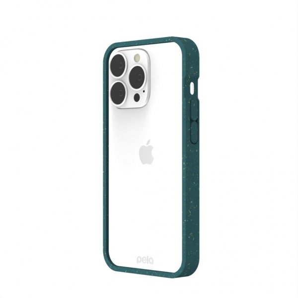 Pela iPhone 13 Pro Skall Eco Friendly Clear Grønn