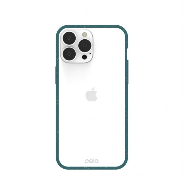 Pela iPhone 13 Pro Max Skal Eco Friendly Clear Grønn