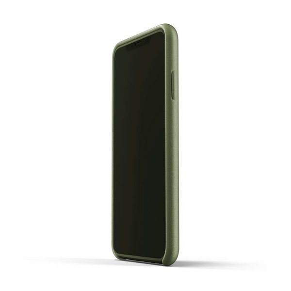 Mujjo iPhone Xs Max Deksel Full Leather Case Svart