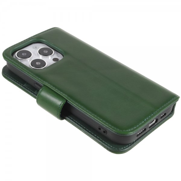 Nordic Covers iPhone 12/iPhone 12 Pro Etui Essential Leather Juniper Green