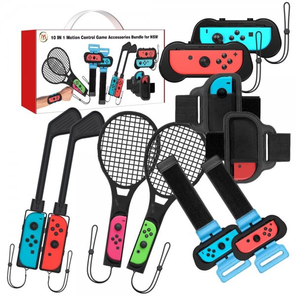 JYS NS215 10-i-1 Sportsutstyrssett til Nintendo Switch
