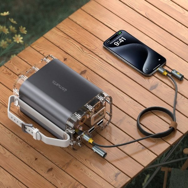 4smarts Kabel 3in1 USB-C Set Explorer 240W 1.5m Svart