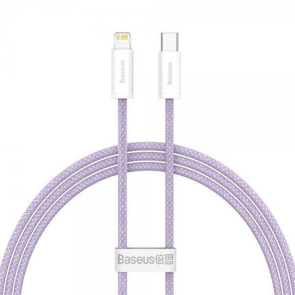 Baseus Kabel Dynamic Series USB-C till Lightning 1 m Lilla