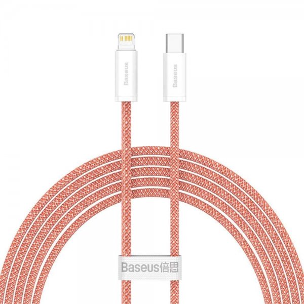 Baseus Kabel Dynamic Series USB-C till Lightning 2 m Oransje