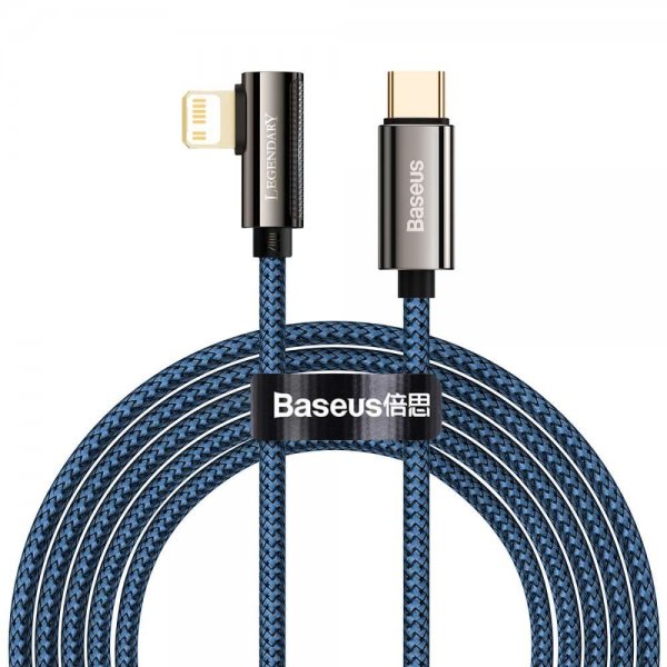 Baseus Kabel Legend Series USB-C till Lightning 2 m Blå