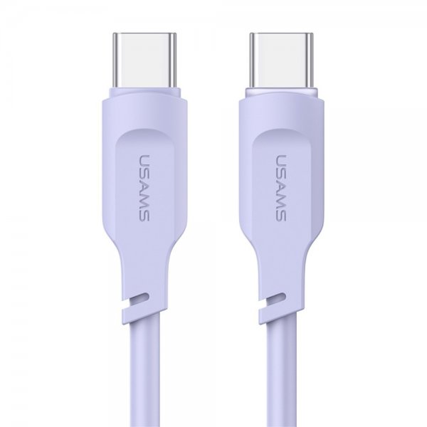 USAMS Kabel Lithe Series USB-C/USB-C 1.2 m Lila