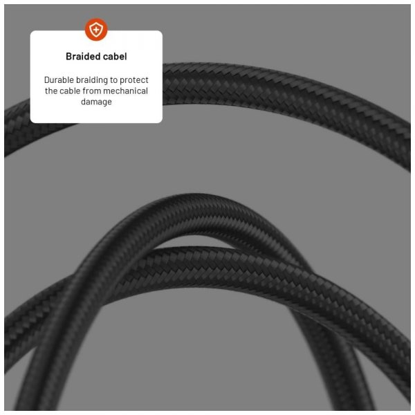 Fixed Kabel Display USB-C/USB-C 100W 1.2m