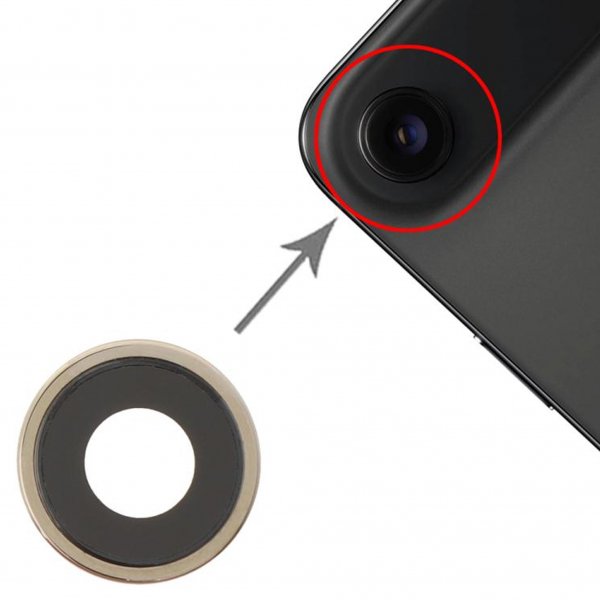 Kameralinser med ramme for iPhone Air - Gull