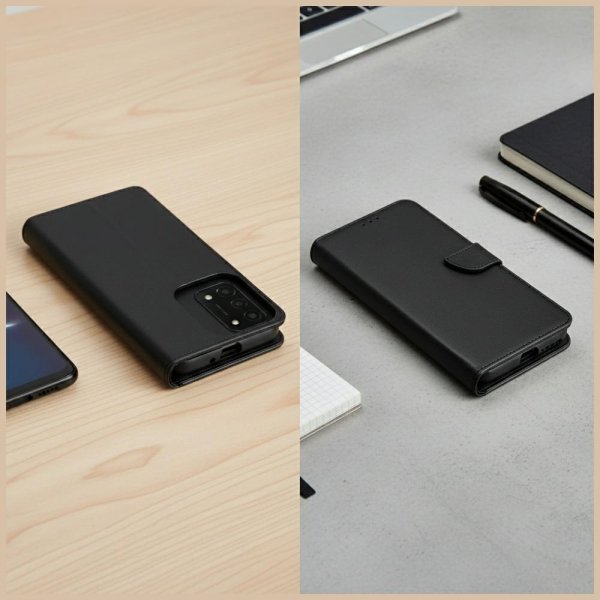 Beline Xiaomi Redmi 15C Etui Marv Wallet Svart