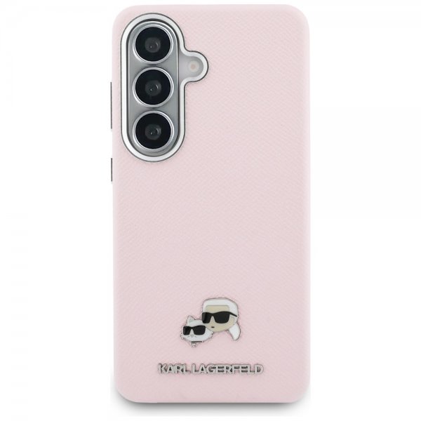 Karl Lagerfeld Samsung Galaxy S26 Deksel Saffiano MagSafe Rosa