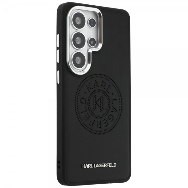Karl Lagerfeld Samsung Galaxy S26 Ultra Deksel Perforated Logo MagSafe Svart