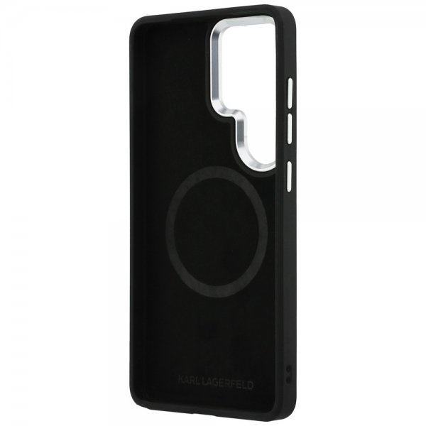 Karl Lagerfeld Samsung Galaxy S26 Ultra Deksel Perforated Logo MagSafe Svart