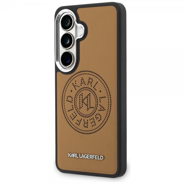 Karl Lagerfeld Samsung Galaxy S26 Deksel Perforated Logo MagSafe Brun