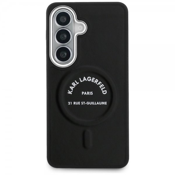 Karl Lagerfeld Samsung Galaxy S26 Deksel Embossed MagSafe RSG Svart