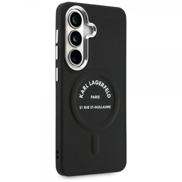 Karl Lagerfeld Samsung Galaxy S26 Deksel Embossed MagSafe RSG Svart