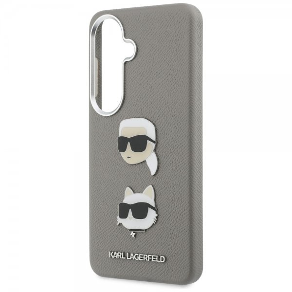 Karl Lagerfeld Samsung Galaxy S26 Deksel Saffiano Karl & Choupette Sølv