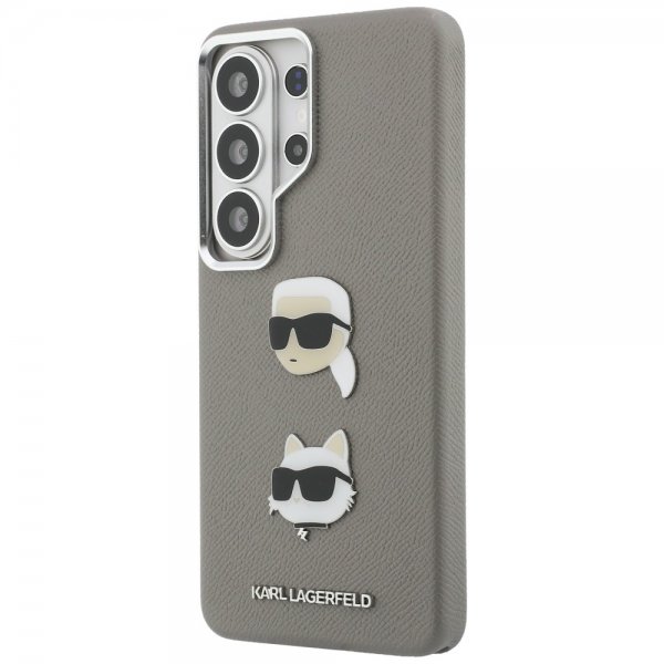 Karl Lagerfeld Samsung Galaxy S26 Ultra Deksel Saffiano Karl & Choupette Sølv