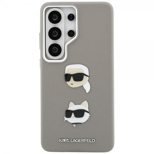 Karl Lagerfeld Samsung Galaxy S26 Ultra Deksel Saffiano Karl & Choupette Sølv