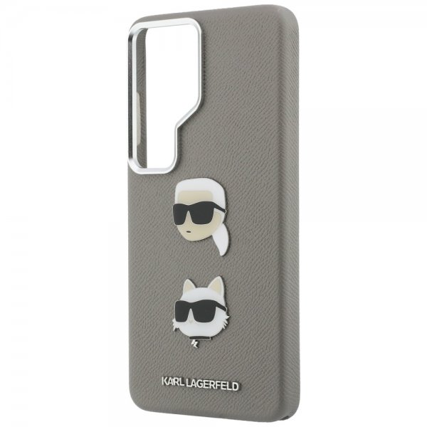 Karl Lagerfeld Samsung Galaxy S26 Ultra Deksel Saffiano Karl & Choupette Sølv