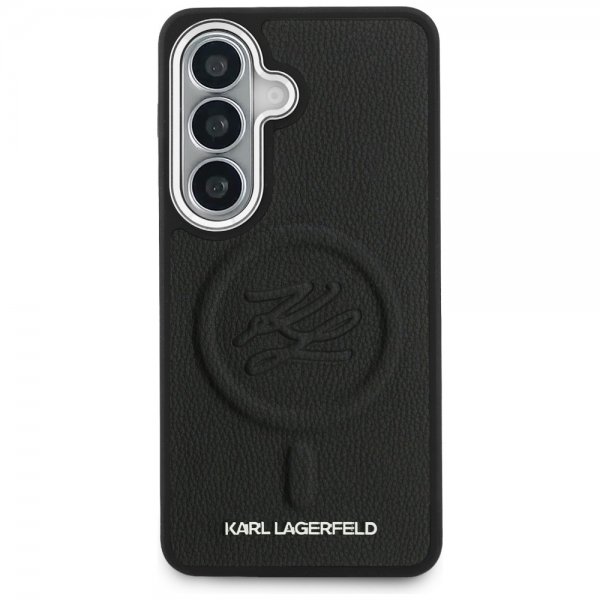 Karl Lagerfeld Samsung Galaxy S26 Deksel Embossed MagSafe Svart