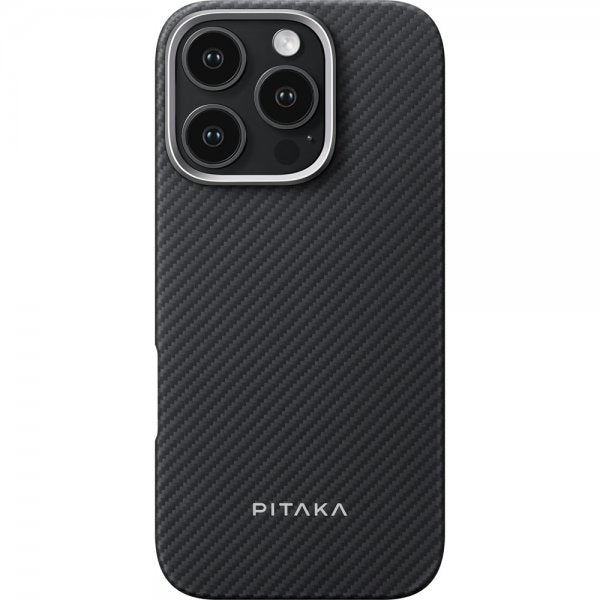 Pitaka iPhone 16 Pro Max Deksel Ultra-Slim Case MagSafe Black/Grey Twill