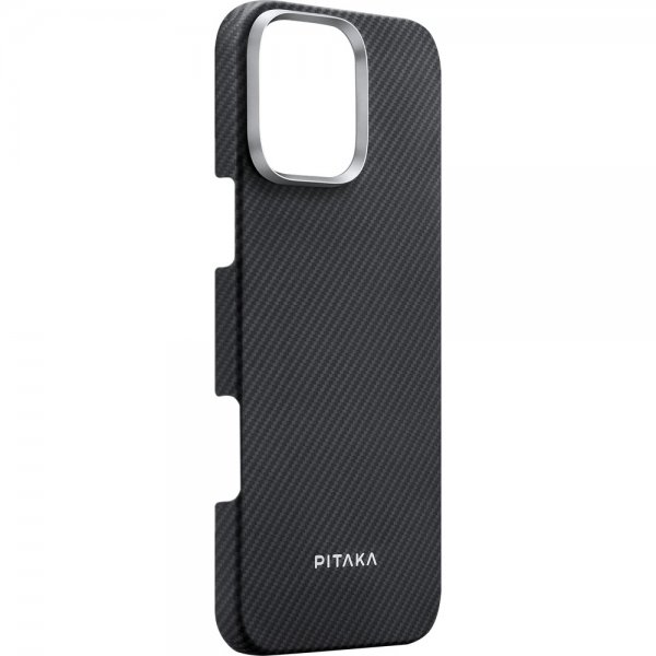 Pitaka iPhone 16 Pro Max Deksel Ultra-Slim Case MagSafe Black/Grey Twill
