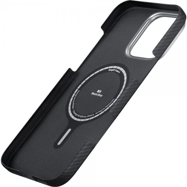 Pitaka iPhone 16 Pro Max Deksel Ultra-Slim Case MagSafe Black/Grey Twill