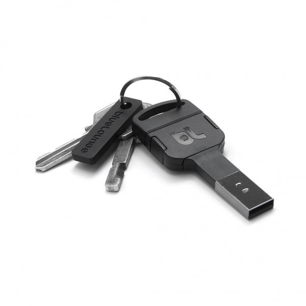 Bluelounge Kii 30pin 3. 4 / 4s Lader Nøkkelring Svart