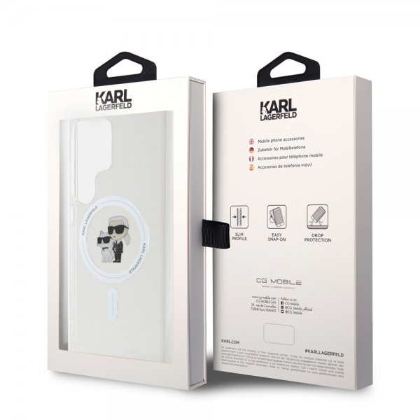 Karl Lagerfeld Samsung Galaxy S24 Ultra Ikonik MagSafe Transparent
