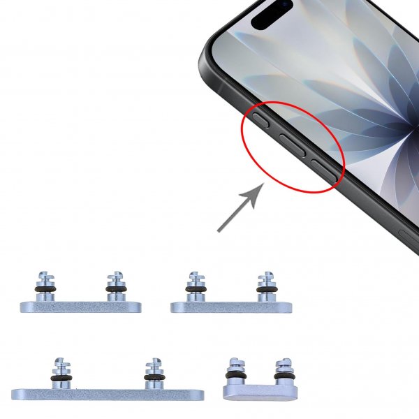 Knappsats for iPhone 17 - Blå