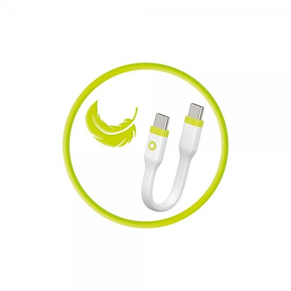 Mobile Origin Kompakt USB-C Kabel 10 cm Hvit