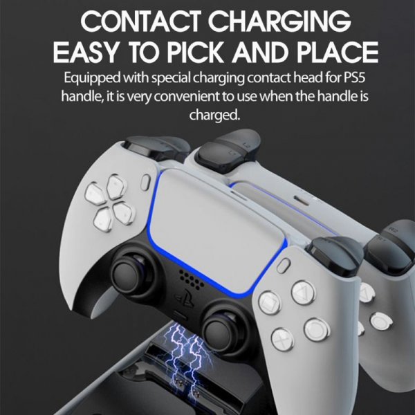 Ipega Kontrolllader med vifte til PlayStation 5