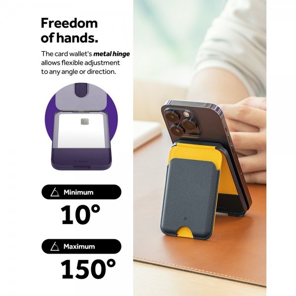 Caseology Kortholder Nano Pop MagSafe Wallet Stand Grape Purple