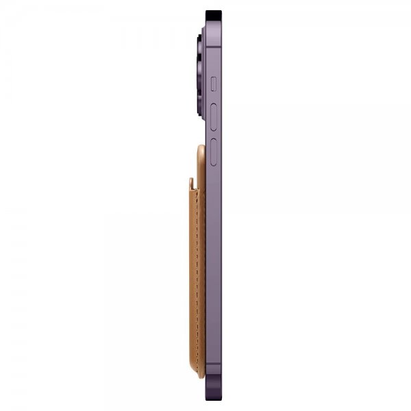 Spigen Kortholder Valentinus 3 Cards Holder MagFit Brun