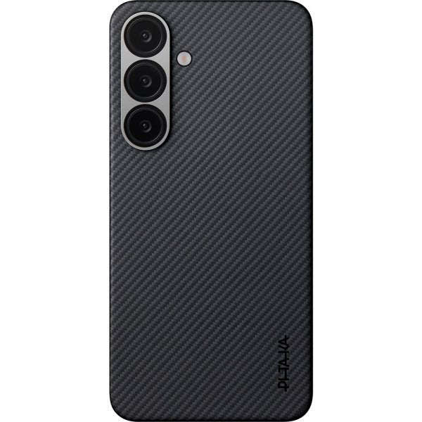 Pitaka Samsung Galaxy S25 Deksel Ultra-Slim Case MagSafe Black/Grey Twill