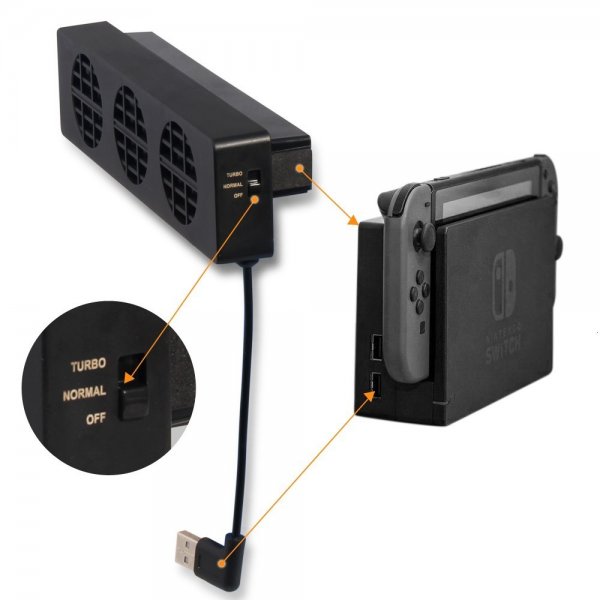 Dobe Kjølevifte for Nintendo Switch
