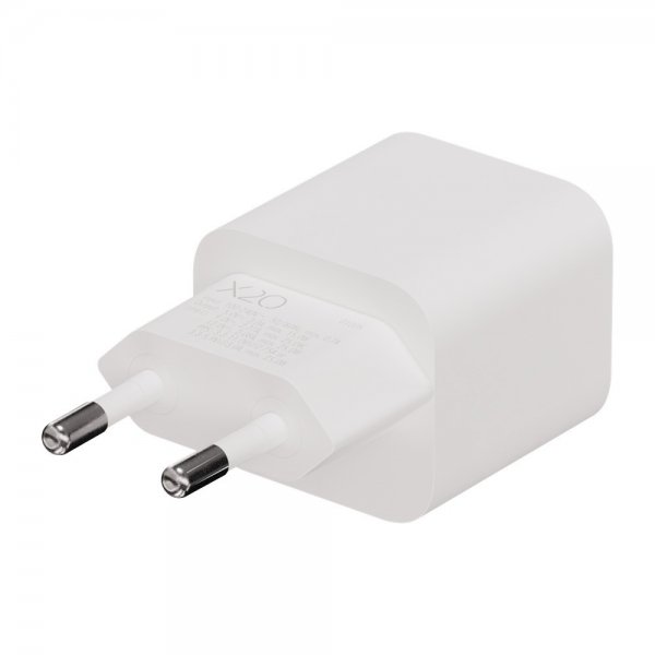 X2O Lader 25W USB-C GaN Hvit