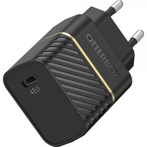 Otterbox Lader 45W GaN USB-C Fast Charge Wall Charger Svart