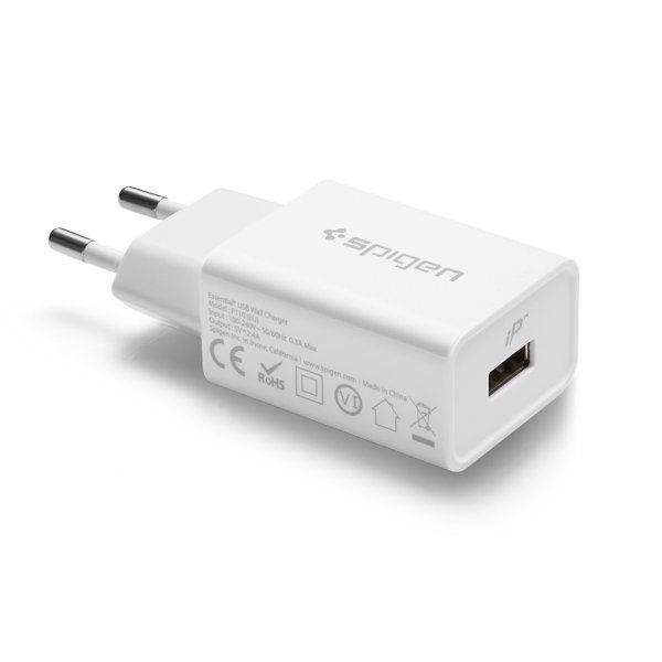 Spigen Lader F110 12W Hvit