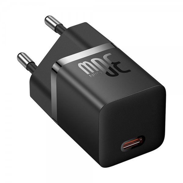 Baseus Lader GaN5 Fast Charger Mini 30W Svart