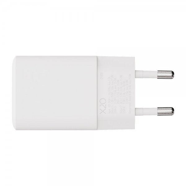X2O Lader med Kabel 1.2m 35W USB-C/USB-A GaN Hvit