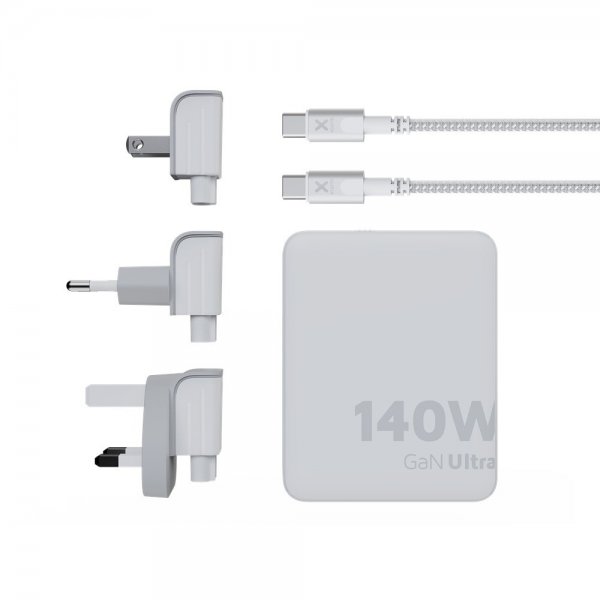 Xtorm Lader 140W GaN-Ultra Travel Charger + USB-C PD Cable