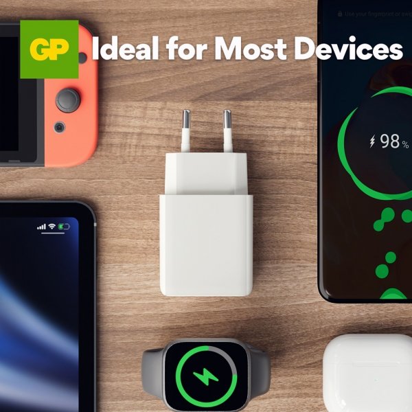 GP Lader PD 20W USB-A + USB-C