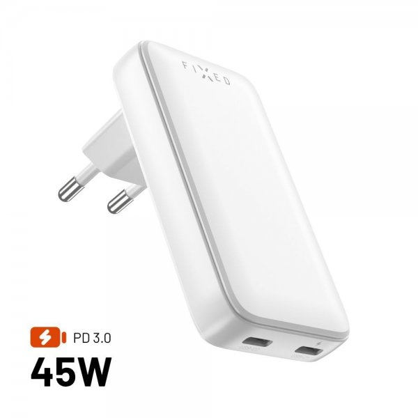 Fixed Lader Slim GaN 45W 2xUSB-C