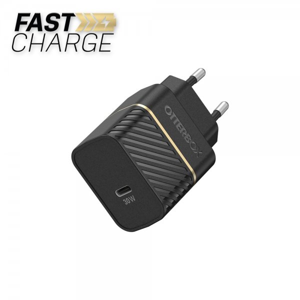 Otterbox Lader Wall Charger 30W GaN USB-C PD Black Shimmer