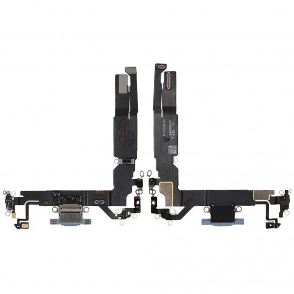 Ladekontakt med flexkabel for iPhone 17 - blå